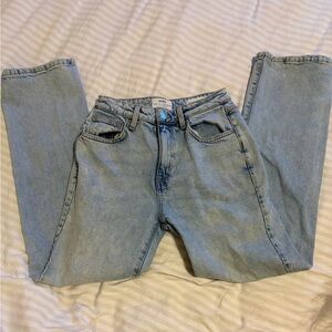 Cotton On Light Wash Slim Straight Jeans